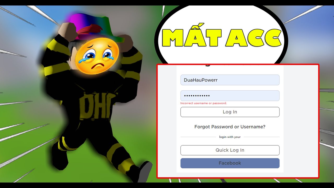 Cách lấy lại Acc Roblox khi bị Hack nick, Bị đổi Gmail thành công 100%