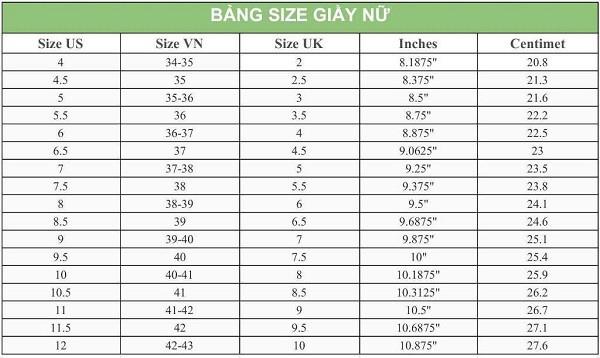 Giải mã chân 22cm đi giày size bao nhiêu chuẩn nhất?