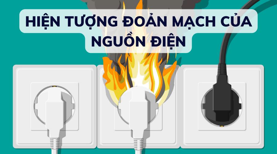 Hiện tượng đoản mạch của nguồn điện xảy ra khi nào? Vì sao?