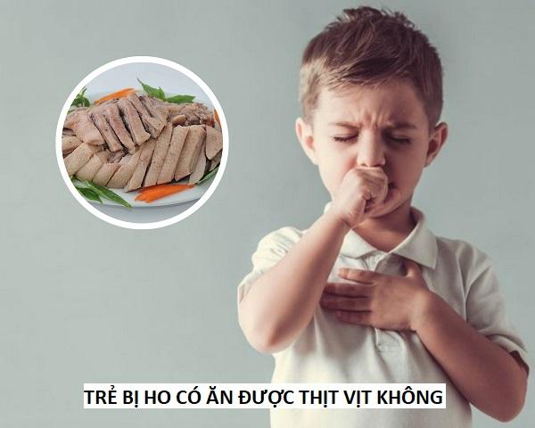 Trẻ bị ho có ăn được thịt vịt không? Các giải pháp xử lý cho bé