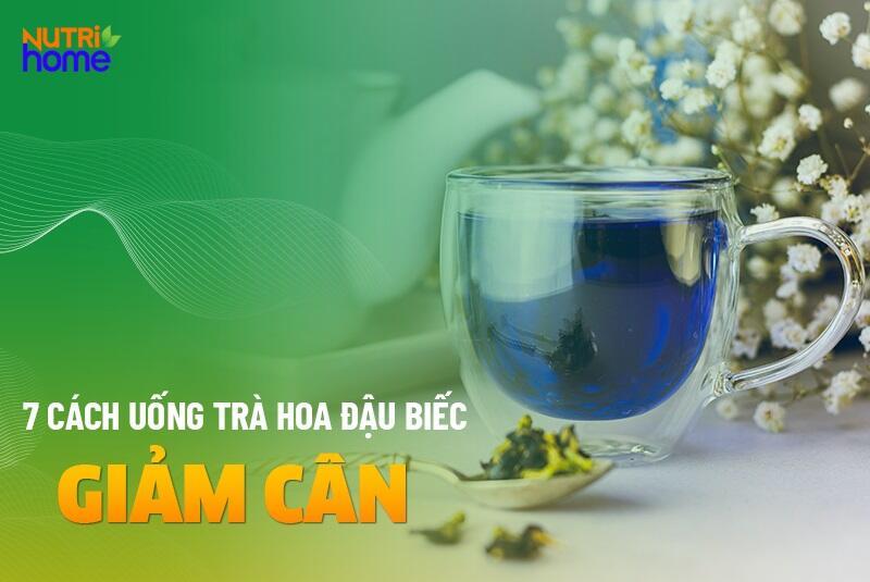 7 Cách uống trà hoa đậu biếc giảm cân, thanh lọc cơ thể hiệu quả