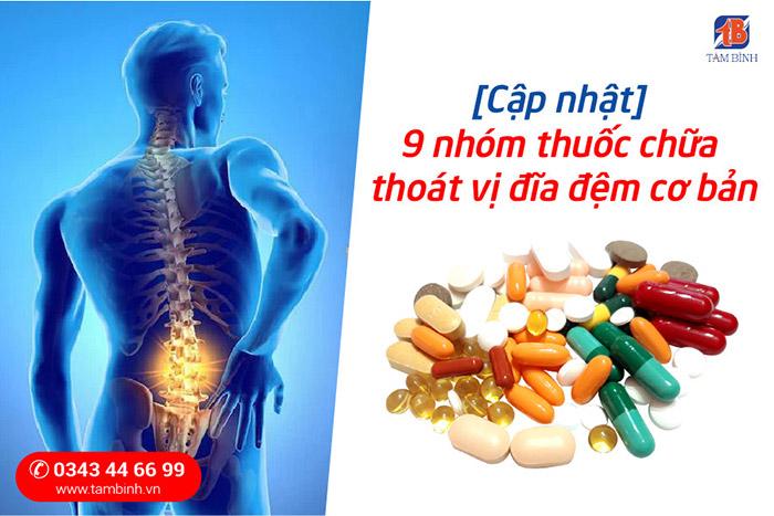 [Cập nhật ngay] 9 loại thuốc chữa thoát vị đĩa đệm phổ biến