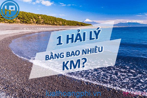 1 hải lý bằng bao nhiêu km?