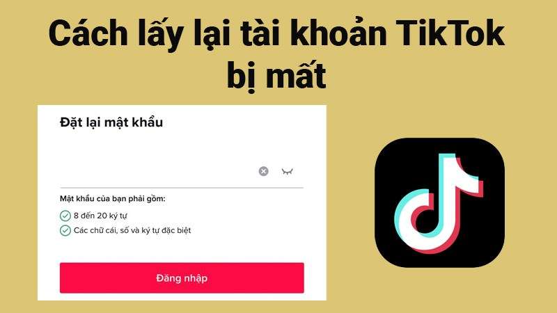 Cách Lấy Lại Tài Khoản TikTok Bị Mất