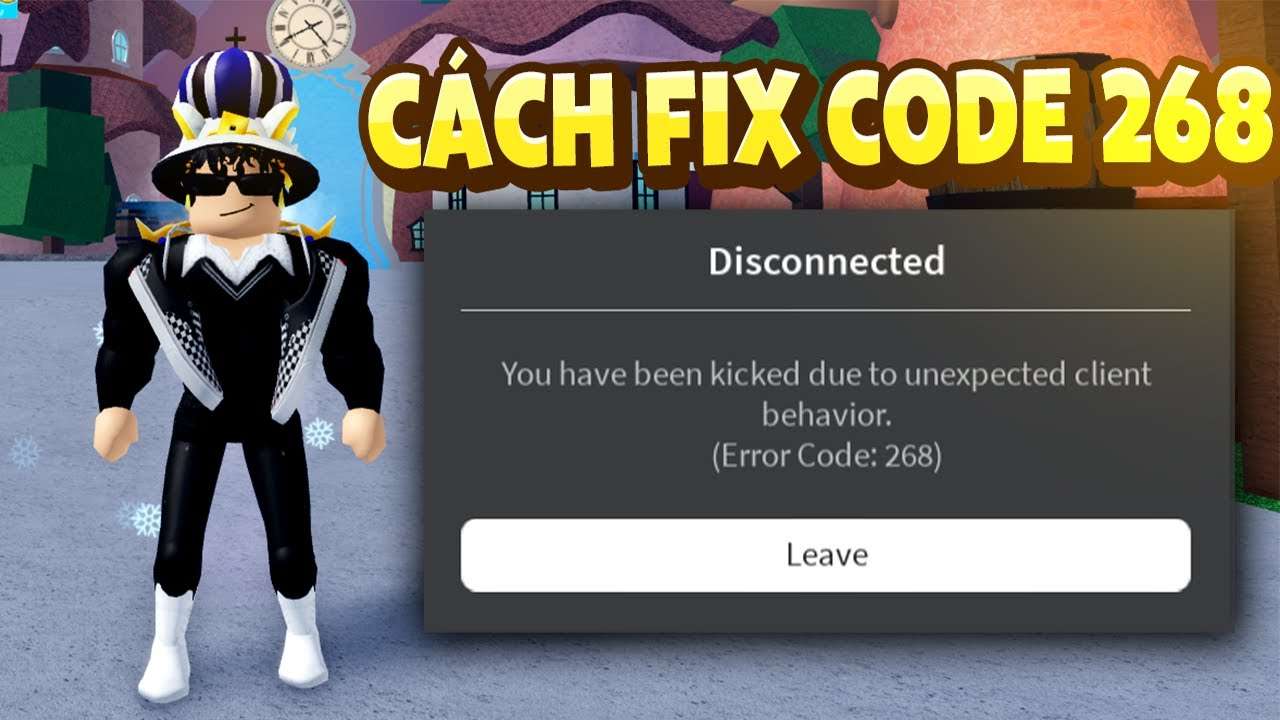 cách fix lỗi 268 roblox