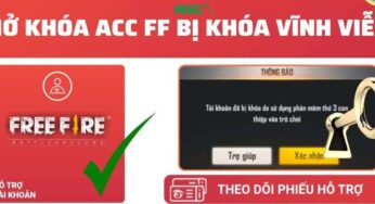 Cách mở khóa Acc FF, tài khoản Free Fire trên điện thoại, máy tính