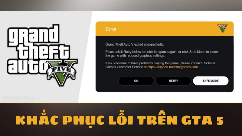 Những lỗi GTA 5 (Grand Theft Auto V) phổ biến nhất