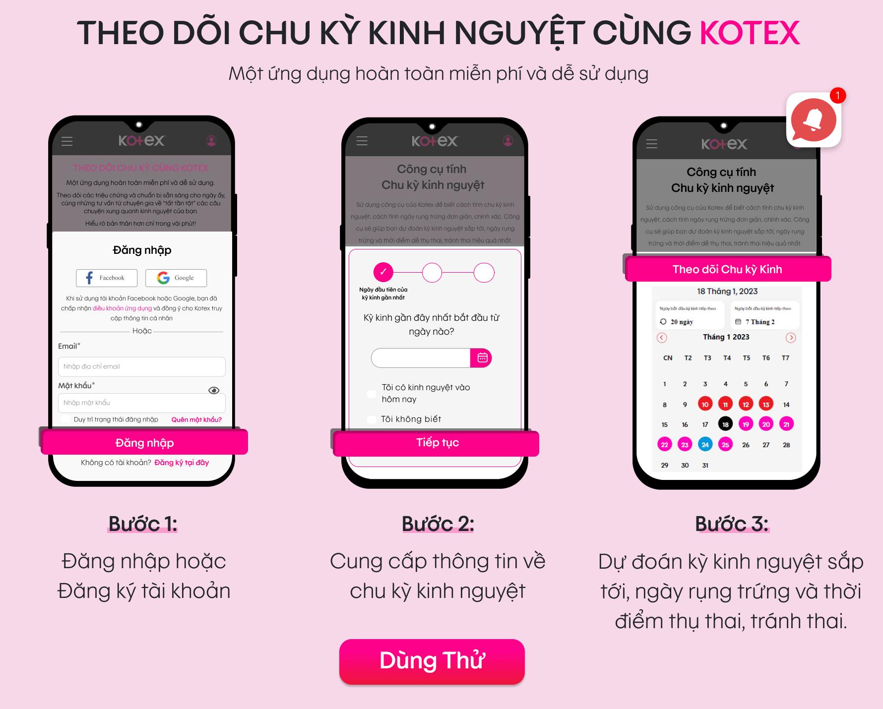 Top 5 app theo dõi chu kỳ kinh nguyệt, tính ngày rụng trứng chuẩn xác miễn phí