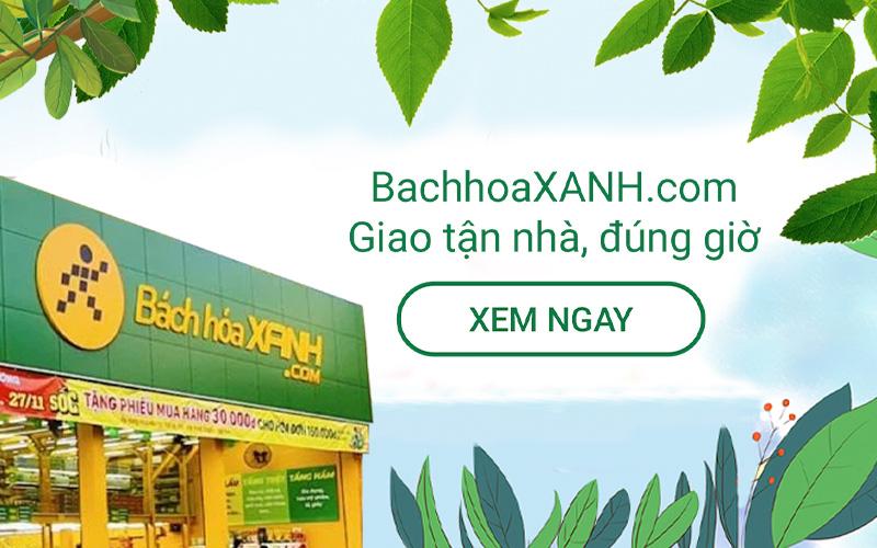 Mua sắm tại Bách hóa Xanh online thanh toán bằng ZaloPay nhanh chóng, tiện lợi