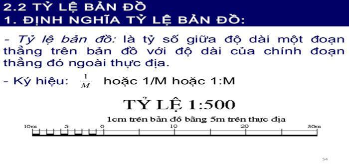 Cách tính tỉ lệ bản đồ và những ứng dụng của nó