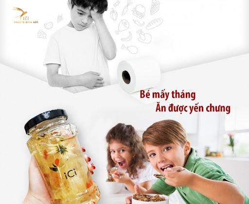 Bé mấy tháng ăn được yến chưng? sử dụng bao nhiêu? 