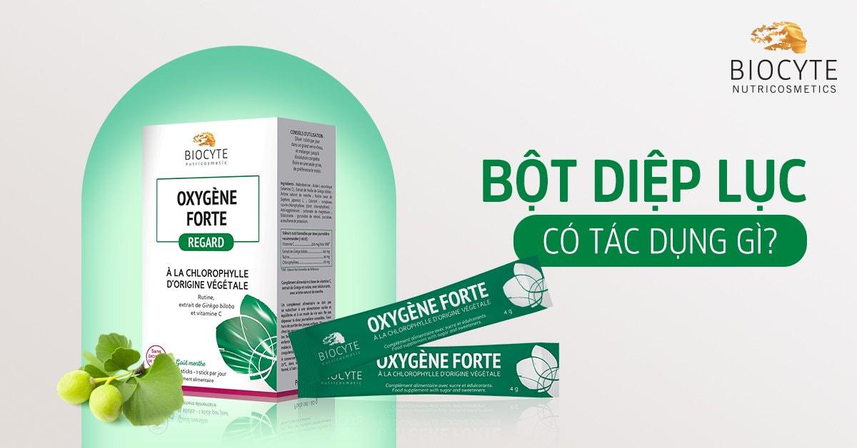 Tác dụng của bột diệp lục đối với sức khỏe con người