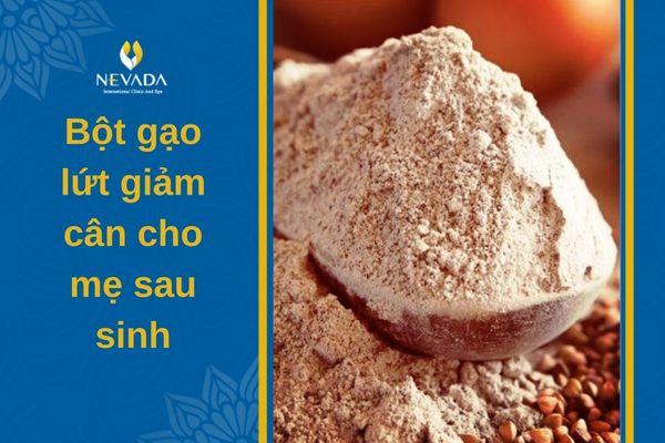 Cách uống bột gạo lứt giảm cân lợi sữa cho mẹ sau sinh đang cho con bú hiệu quả