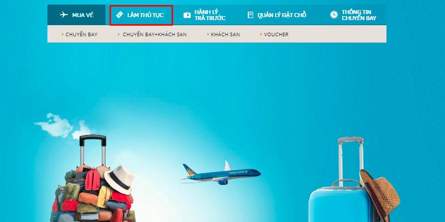 Hướng dẫn check in online cùng Vietnam Airlines