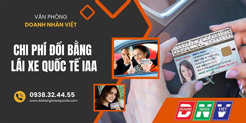 Chi phí đổi bằng lái xe quốc tế IAA