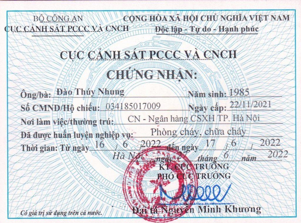 Chứng chỉ PCCC do cơ quan nào cấp?  ⭐ ⭐MỚI NHẤT 2023 ⭐ ⭐