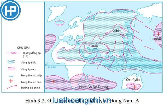 Đặc trưng của gió mùa mùa hạ là?