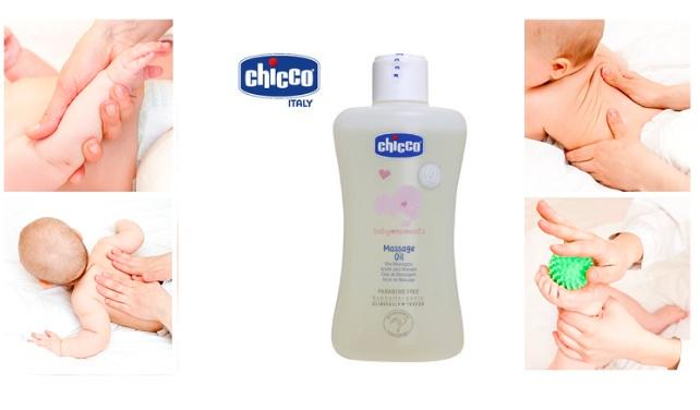 Dùng dầu massage Chicco có cần tắm lại không?