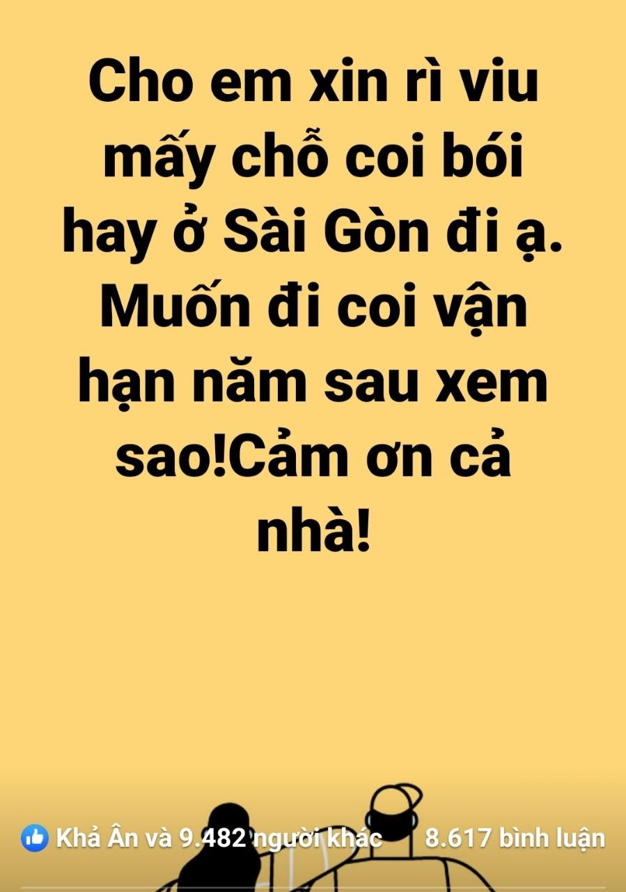 Một số địa chỉ xem bói hay uy tín ở Sài Gòn