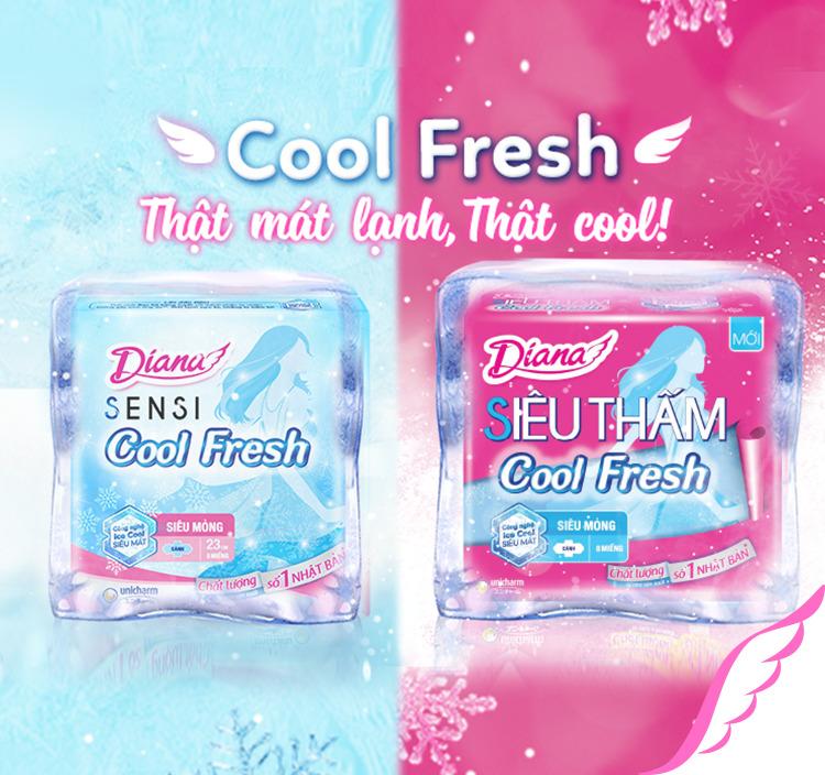 Băng vệ sinh Diana Sensi Cool Fresh có tốt không, giá bao nhiêu?