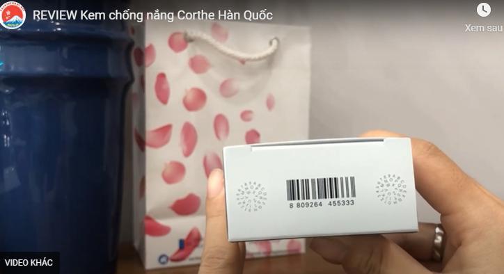 REVIEW Kem chống nắng Corthe Hàn Quốc có tốt không?