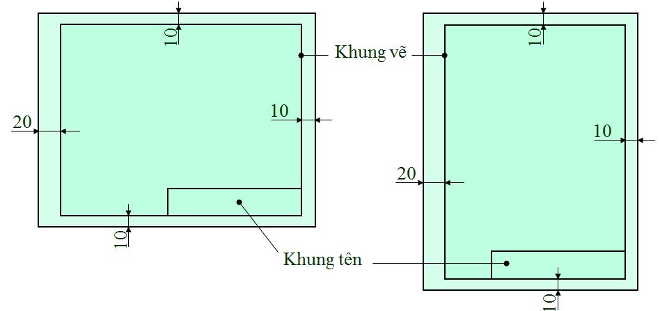 Bài 1: Tiêu chuẩn trình bày bản vẽ kĩ thuật