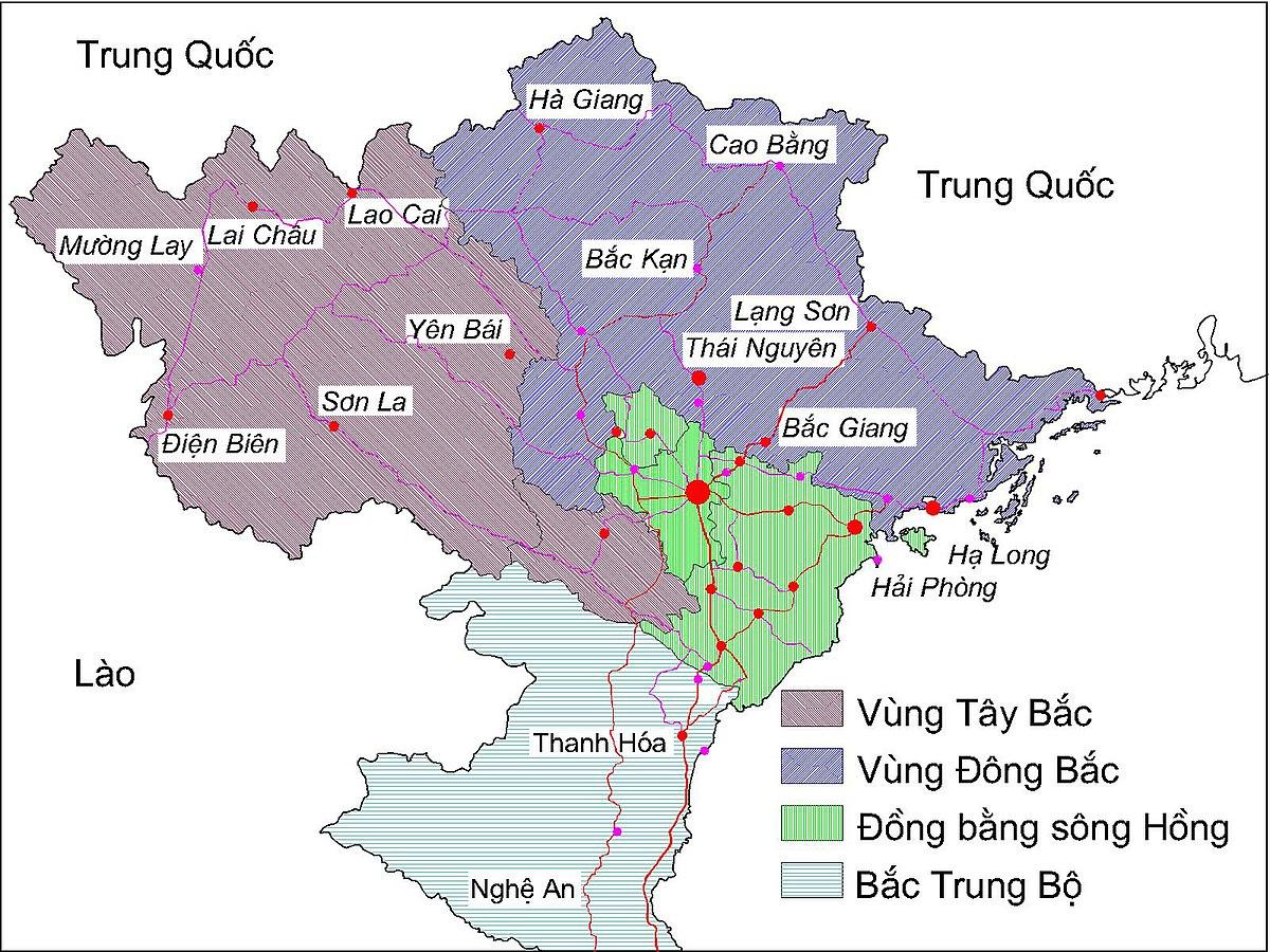 Khu vực Đông Bắc Bộ nằm ở đâu? 09 tỉnh thuộc khu vực Đông Bắc Bộ