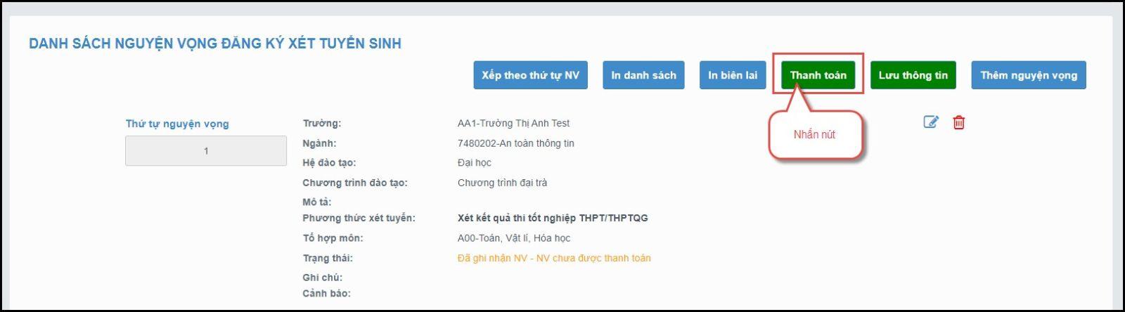 Nộp lệ phí nguyện vọng 2022 ở đâu và như thế nào chuẩn nhất?