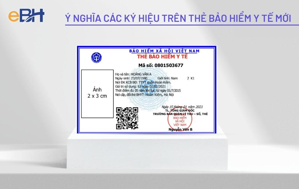 Ý nghĩa các ký hiệu trên thẻ bảo hiểm y tế mới