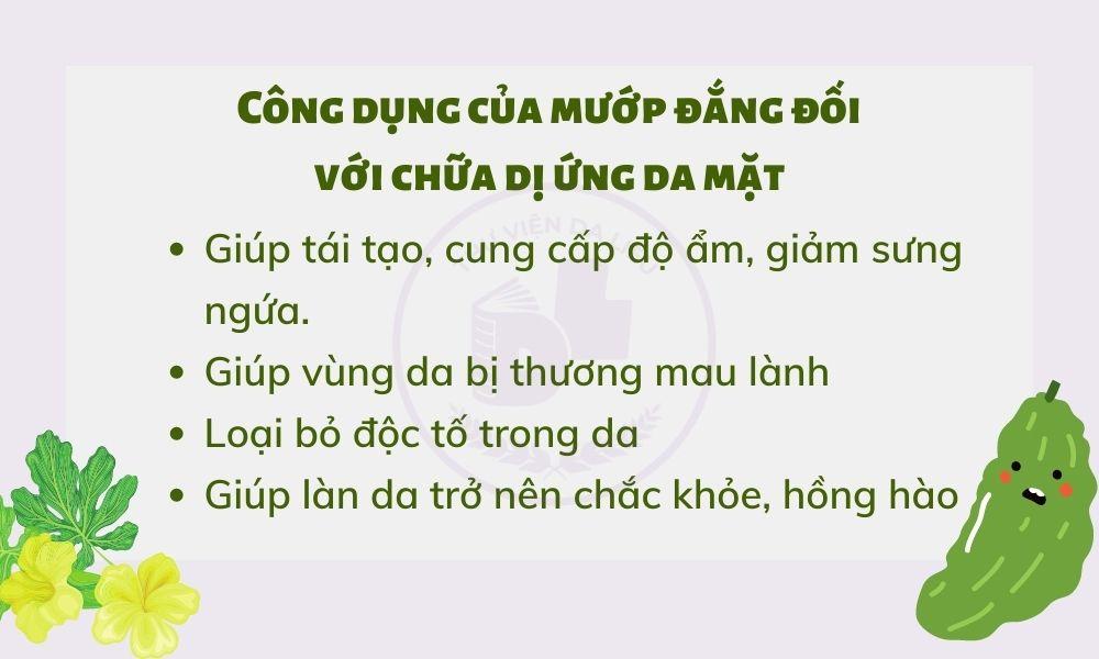 Top 5 cách chữa dị ứng da mặt bằng mướp đắng hiệu quả nhất