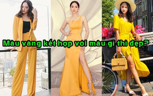 Màu vàng kết hợp với màu gì thì đẹp? Cách phối các trang phục màu vàng