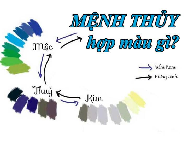 Mệnh Thủy hợp màu gì, kỵ màu gì? Tư vấn chọn màu hợp phong thủy