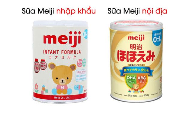 Sữa Meiji Nhật nội địa hay nhập khẩu tốt hơn? Bảng giá sữa Meiji nội địa Nhật