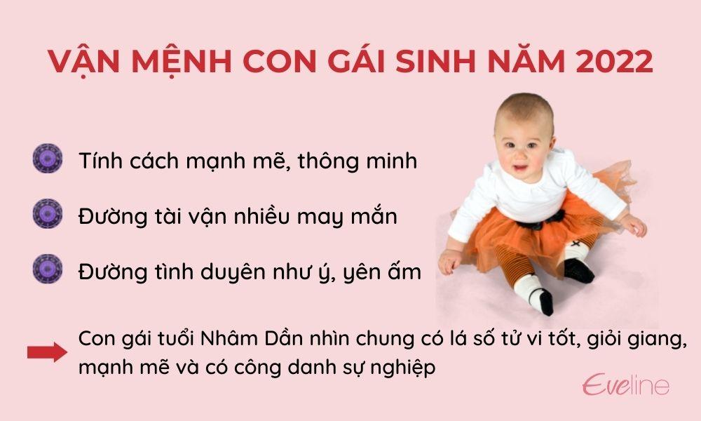 Sinh con gái năm 2022 tháng nào tốt nhất, hợp tuổi bố mẹ?