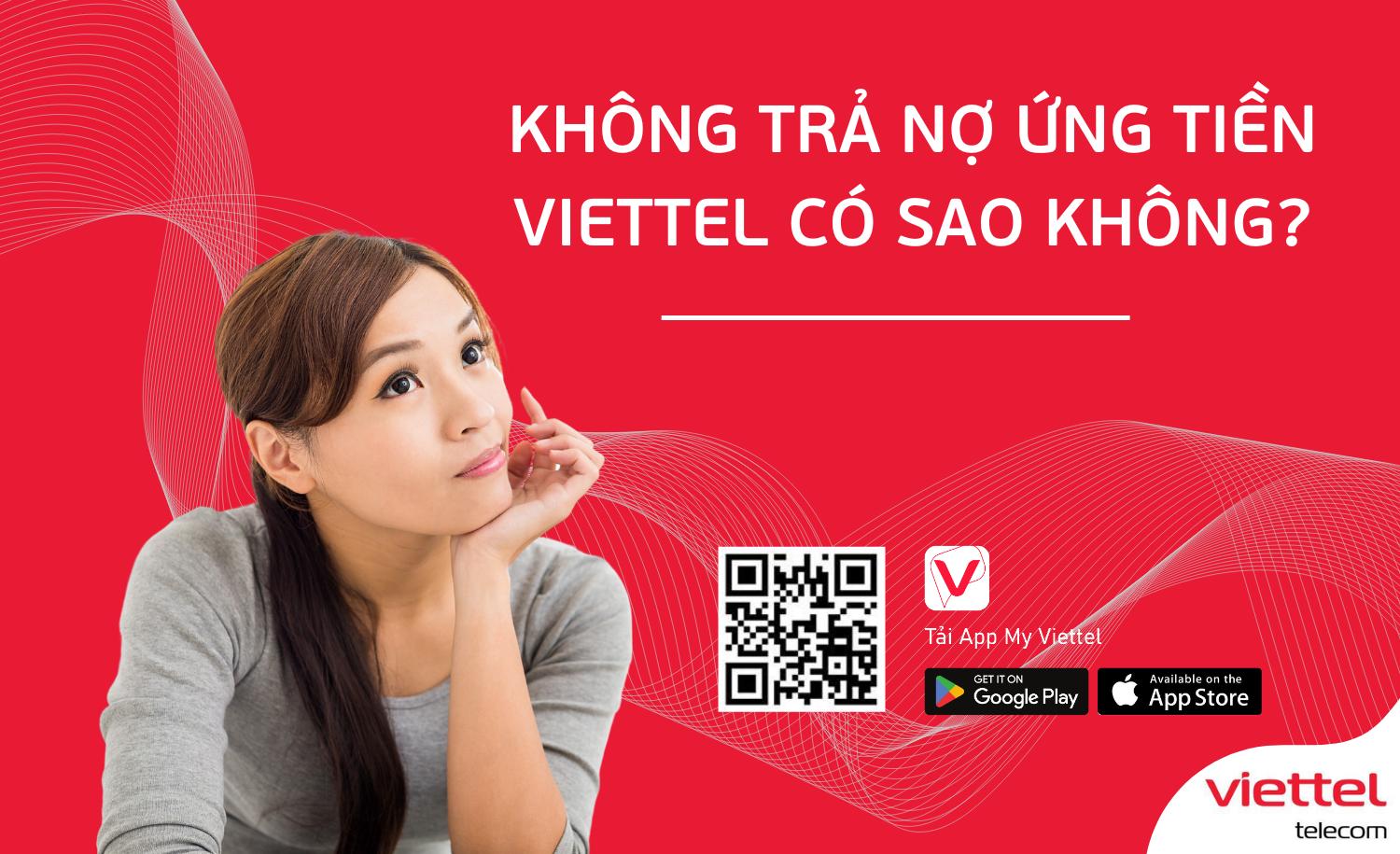 Không trả nợ ứng tiền Viettel có sao không?