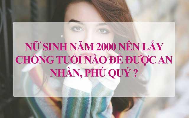 Nữ 2000 | Canh Thìn nữ mạng nên lấy chồng tuổi nào hợp ?