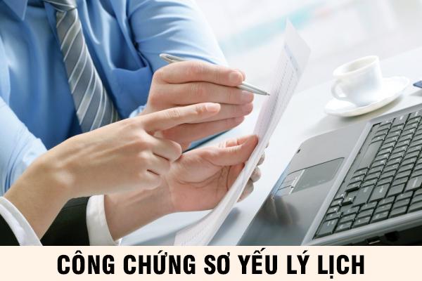 Công chứng sơ yếu lý lịch hết bao nhiêu tiền?