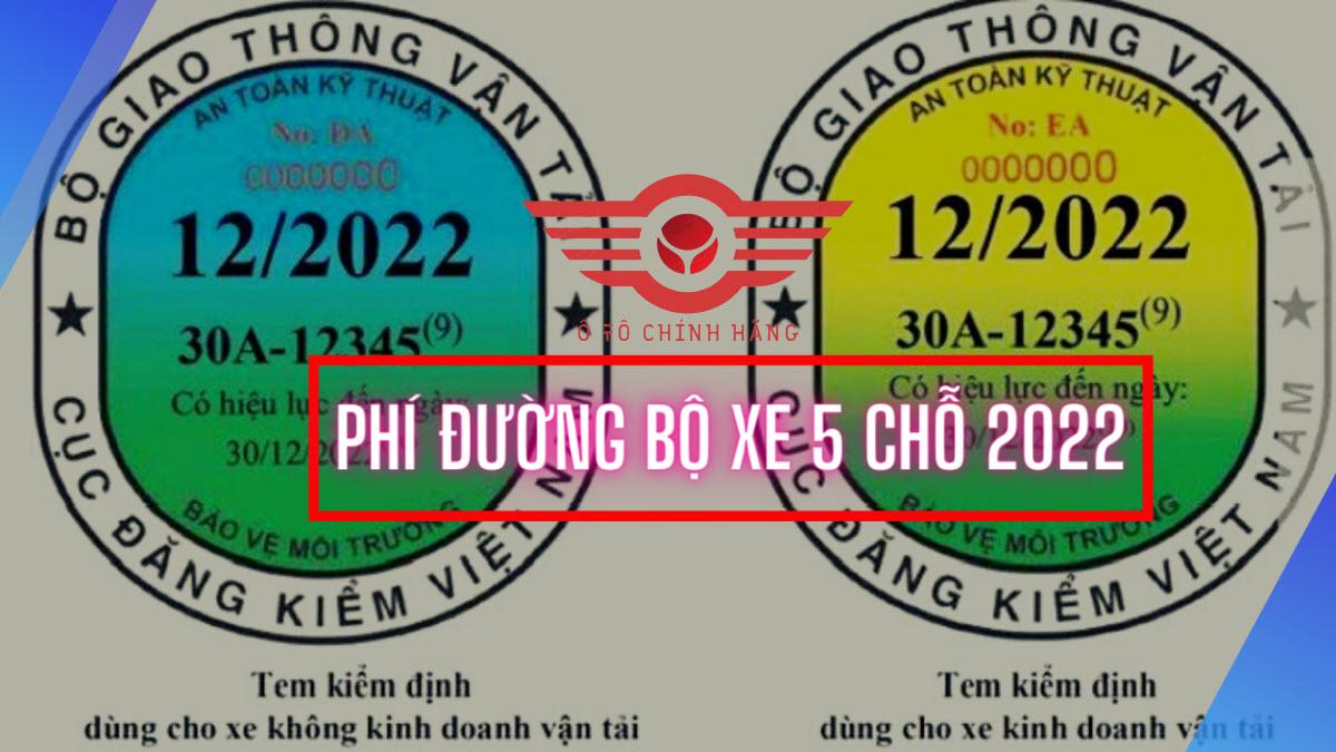 Phí đường bộ xe ô tô 5 chỗ