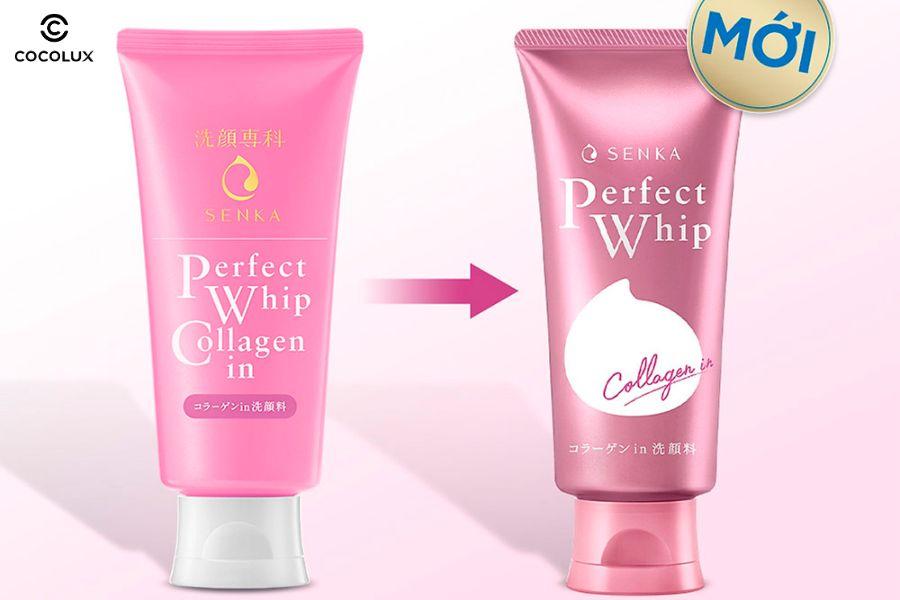 Review Sữa Rửa Mặt Senka Perfect Whip Collagen Tạo Bọt 120g