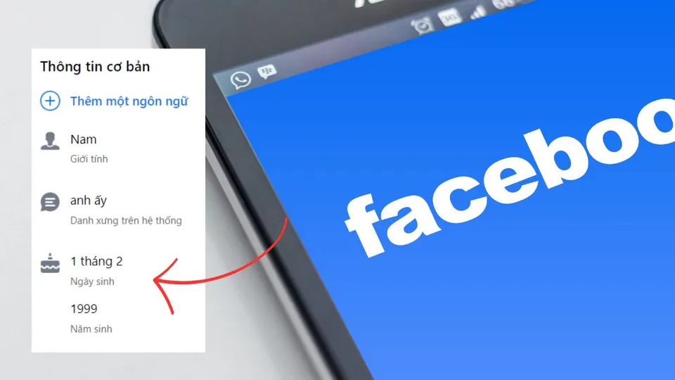 Cách đổi ngày sinh trên Facebook đơn giản, nhanh chóng
