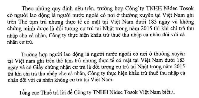 Phân biệt thuế TNCN đối với cá nhân cư trú và cá nhân không cư trú tại Việt Nam như thế nào?