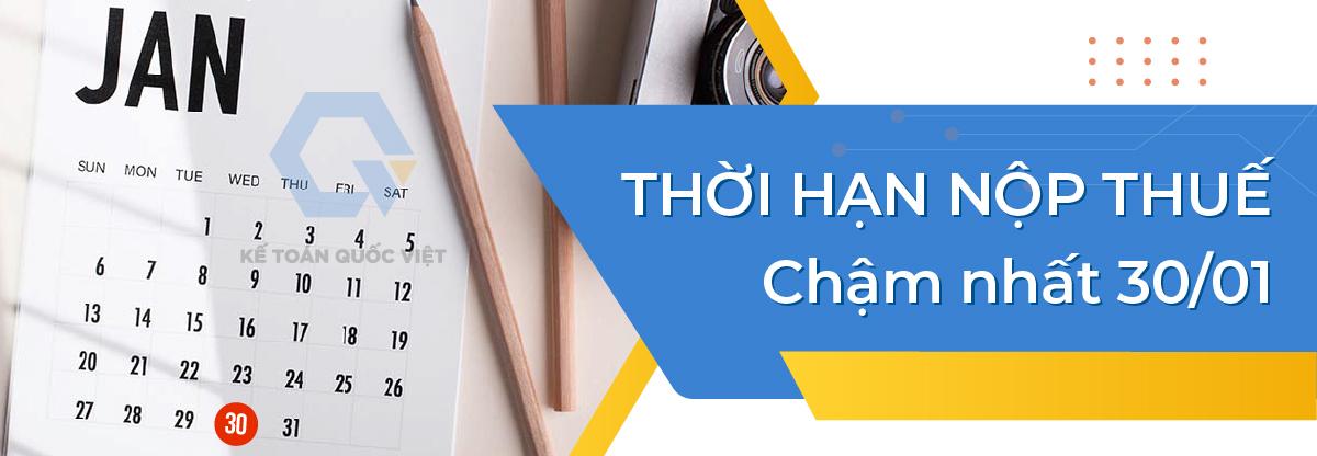 Hạn nộp thuế và tờ khai Thuế Môn Bài của doanh nghiệp 2023