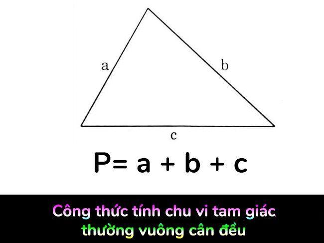 Công thức tính chu vi tam giác dành cho học sinh lớp 2 và bài tập thực hành!