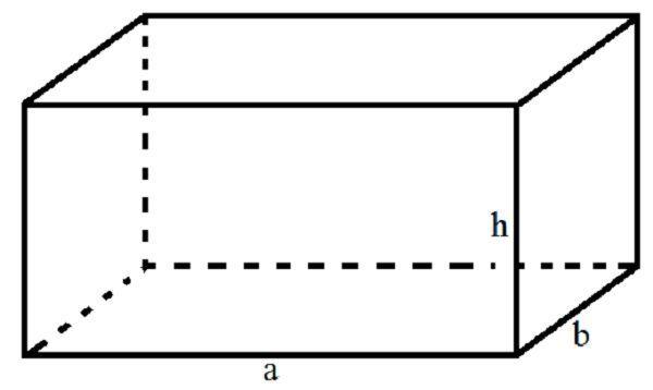 Công thức tính thể tích hình hộp chữ nhật và bài tập vận dụng