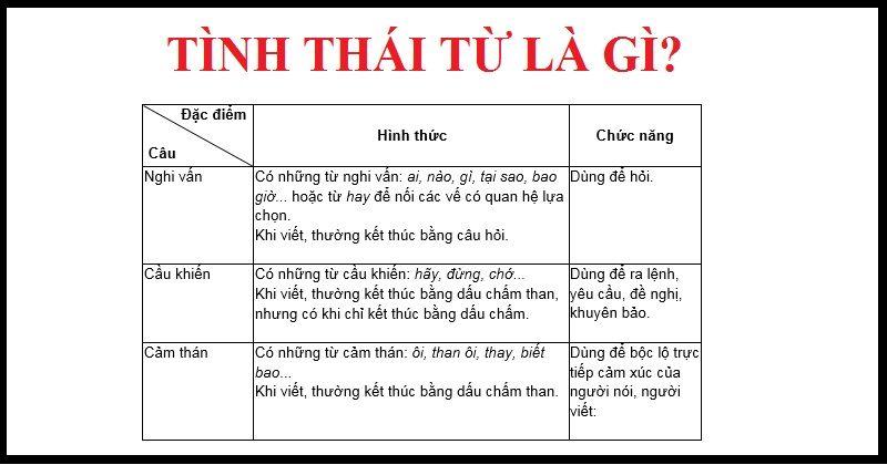 Tình thái từ là gì? Tác dụng, phân loại và ví dụ minh họa về tình thái từ