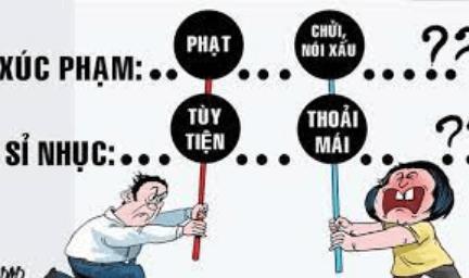 XÚC PHẠM DANH DỰ NHÂN PHẨM TỐ CÁO THẾ NÀO? MỨC PHẠT BAO NHIÊU?