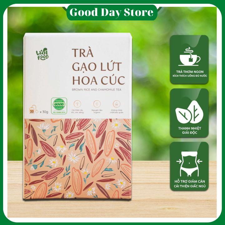 Trà Gạo Lứt Hoa Cúc WISE FOOD