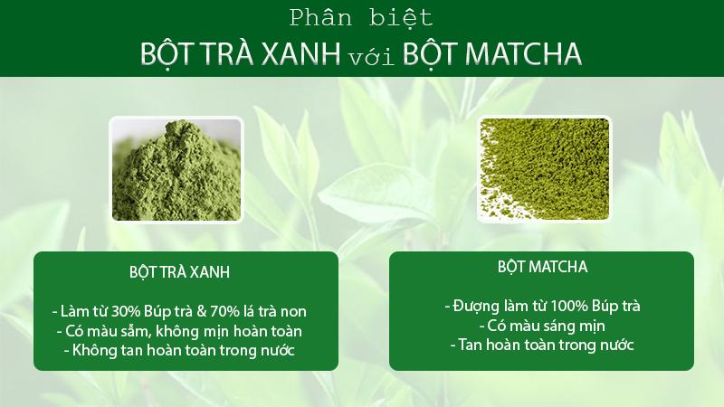 Phân Biệt Bột Trà Xanh Với Matcha Và Cách Dùng