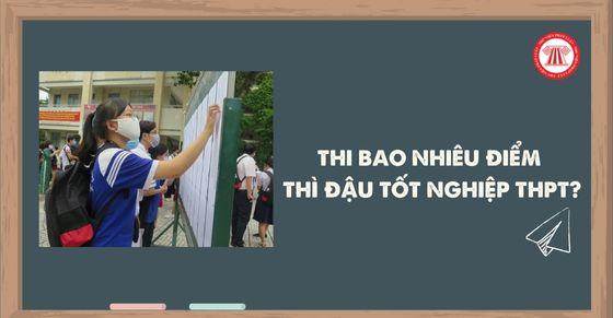 Thi bao nhiêu điểm thì đậu tốt nghiệp THPT?