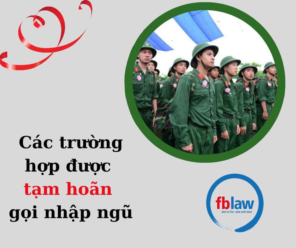 Các trường hợp được miễn, tạm hoãn nghĩa vụ quân sự